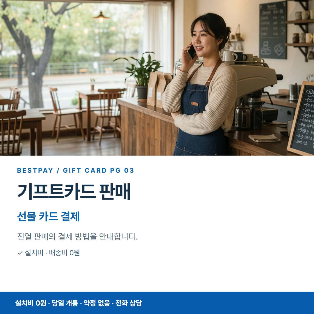 베스트페이 카드뉴스 3 · 기프트카드 판매 선물 카드 결제